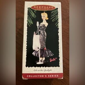Vintage Hallmark Keepsake Ornament Barbie Solo In the Spotlight 1995